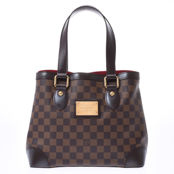 LOUIS VUITTON ルイヴィトン ダミエ ハムステッドPM ブラウン N51205 レディース ハンドバッグ Aランク 中古 銀蔵