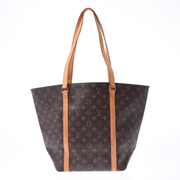 LOUIS VUITTON ルイヴィトン モノグラム サックショッピング ブラウン M51108 ユニセックス ハンドバッグ Bランク 中古 銀蔵