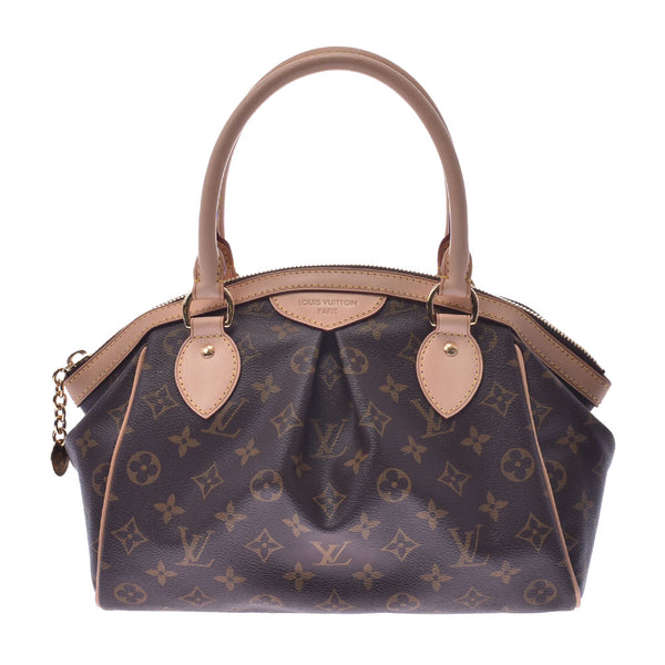 LOUIS VUITTON Louis Vuitton monogram Tivoli PM brown M40143 Lady's handbag A rank used silver storehouse