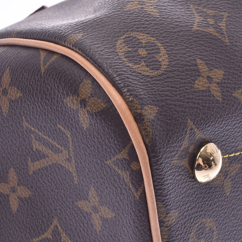 LOUIS VUITTON Louis Vuitton monogram Tivoli PM brown M40143 Lady's handbag A rank used silver storehouse