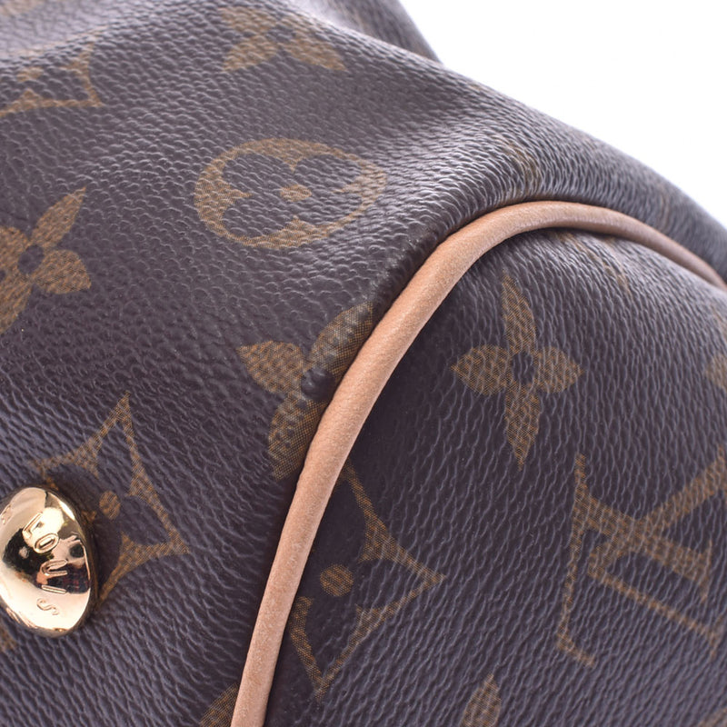 LOUIS VUITTON Louis Vuitton monogram Tivoli PM brown M40143 Lady's handbag A rank used silver storehouse