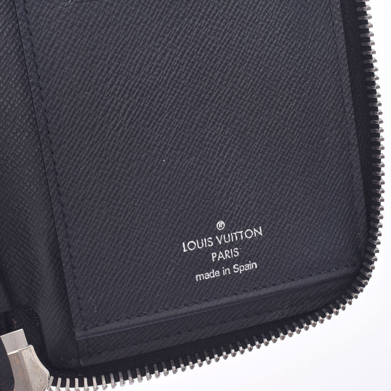 LOUIS VUITTON ルイヴィトンタイガジッピーウォレットヴェルティカルアルドワーズ (black) M30503 men long wallet AB rank used silver storehouse