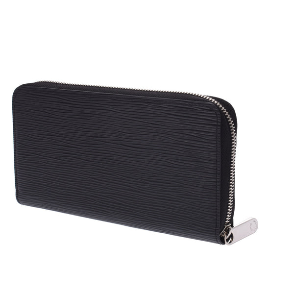 LOUIS VUITTON ルイヴィトンエピジッピーウォレットノワール M61857 unisex long wallet A rank used silver storehouse