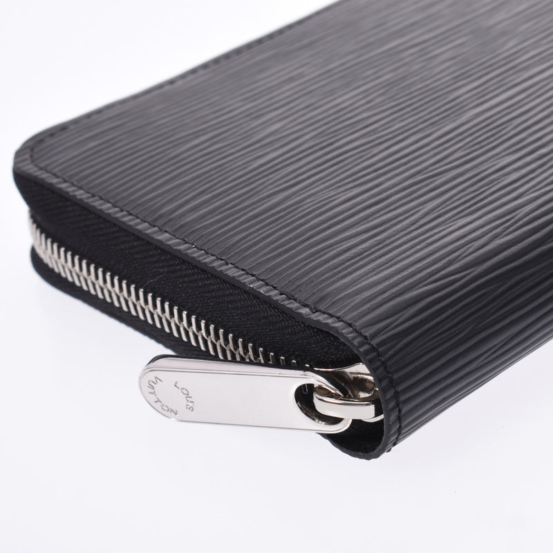 LOUIS VUITTON ルイヴィトンエピジッピーウォレットノワール M61857 unisex long wallet A rank used silver storehouse