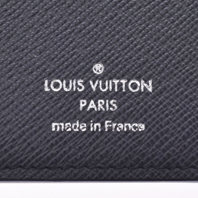 LOUIS VUITTON Louis Vuitton Portugal foie gras bras aldewards (black) M32572 men's long wallet AB rank second-hand silver