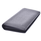 LOUIS VUITTON Louis Vuitton Portugal foie gras bras aldewards (black) M32572 men's long wallet AB rank second-hand silver