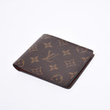 LOUIS VUITTON ルイヴィトン モノグラム ポルトフォイユ ミュルティプル ブラウン M60895 メンズ 札入れ Aランク 中古 銀蔵