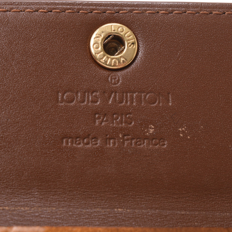 LOUIS VUITTON路易威登Verni Ladlow零钱包青铜M91162女士硬币盒B等级二手Ginzo