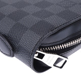 LOUIS VUITTON Louis Vuitton Damier Graphite Zippy XL Black/Gray N41503 Men's Long Wallet A Rank Used Ginzo