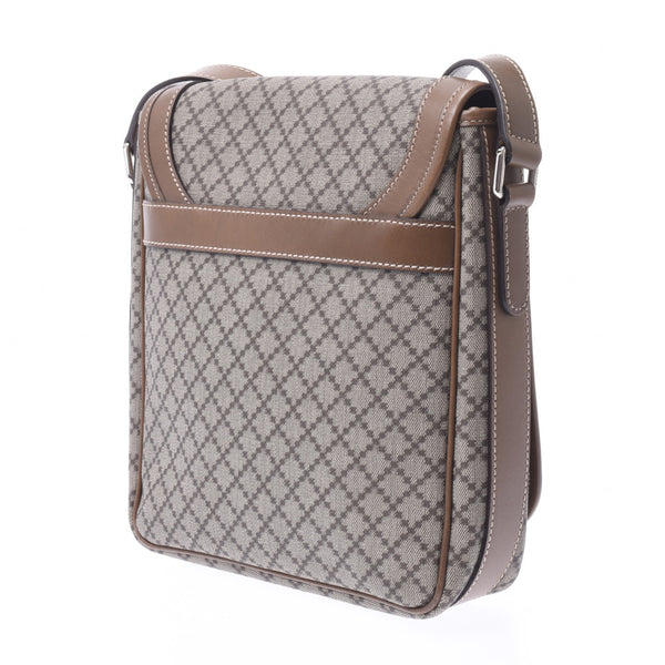 GUCCI Gucci Diamante Brown 295679 Unisex PVC/Calf Shoulder Bag A Rank Used Ginzo