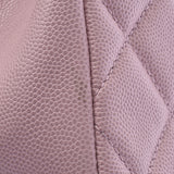 CHANEL Chanel Marasse, 2WAY bag, pink gold, ledith, cavylike skin, handbag, A-rank used silver storehouse.