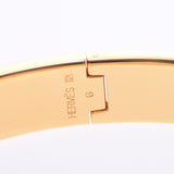 HERMES Hermes click crack PM bangle orange gold metal fittings unisex GP bracelet A rank used silver storehouse