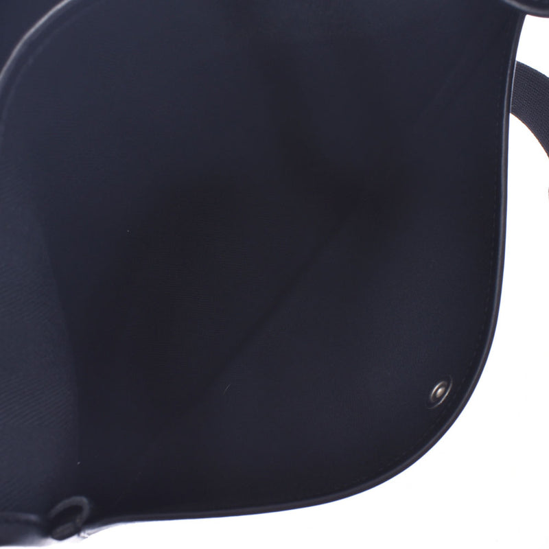 HERMES夏娃琳2 PM黑色银色金属配件□J刻花（约2006年）中性耐久灰单肩包A级二手Ginzo