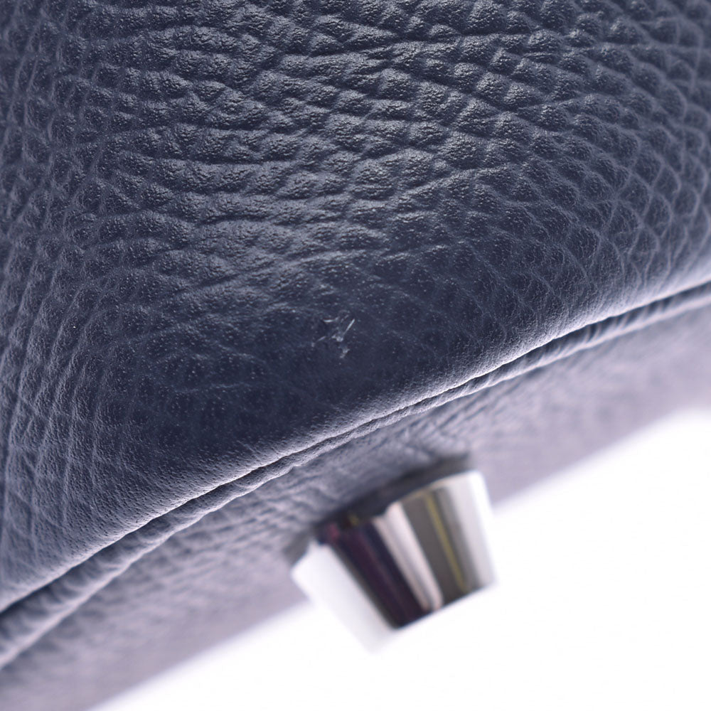 HERMES エルメス ピコタンロックPM トレサージュ ブルーアンクル シルバー金具 C刻印(2018年頃) レディース ヴォーエプソン ハンドバッグ 新同 中古  人気・おすすめ｜使いやすい・旅行におすすめ 品質保証 全国発送 在庫限り
