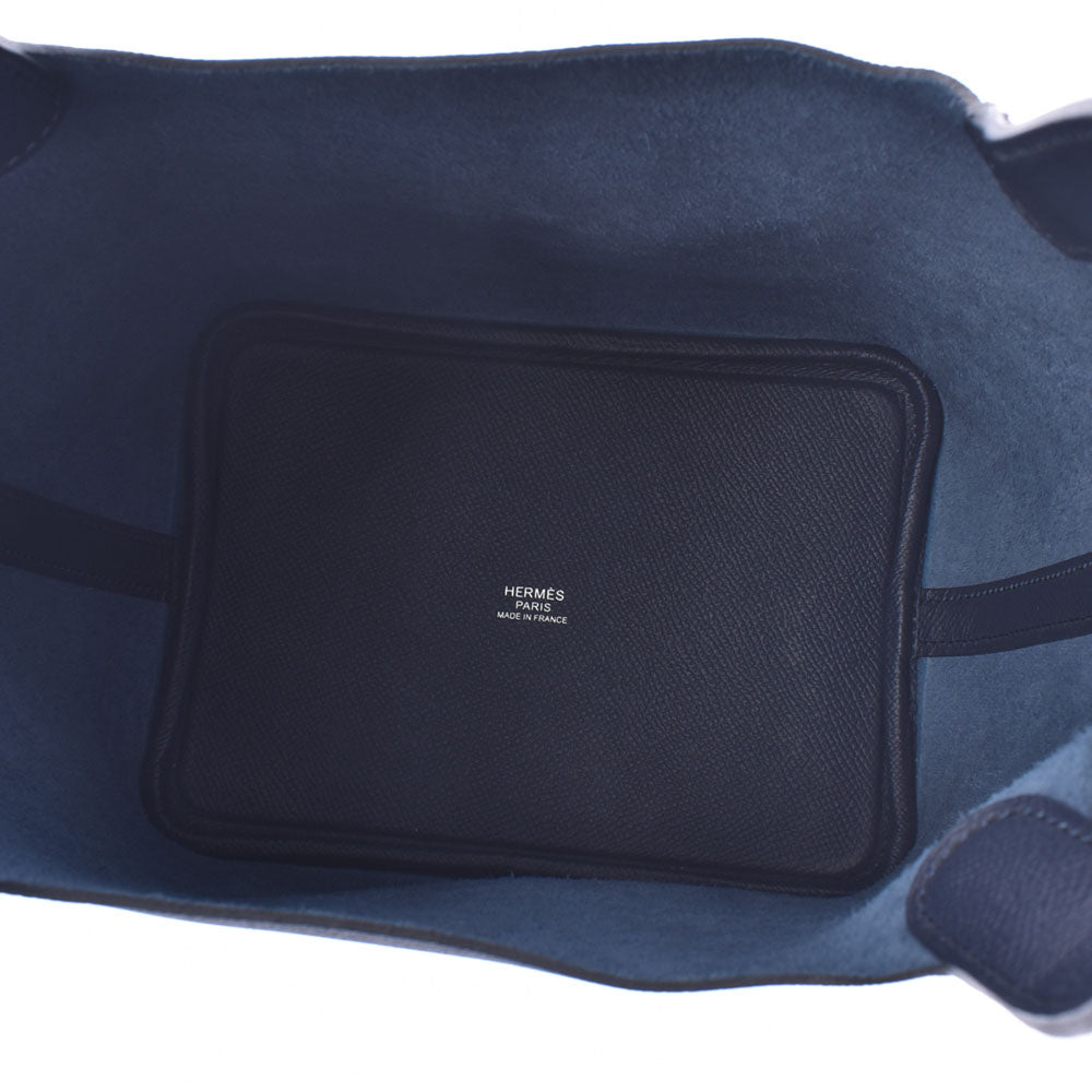 HERMES エルメス ピコタンロックPM トレサージュ ブルーアンクル シルバー金具 C刻印(2018年頃) レディース ヴォーエプソン ハンドバッグ 新同 中古  人気・おすすめ｜使いやすい・旅行におすすめ 品質保証 全国発送 在庫限り