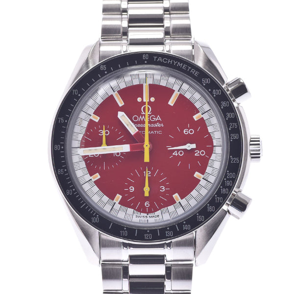 欧米茄Omega Speedmaster Schumacher 3510.61男士SS手表自动上链红色表盘AB排名二手Ginzo