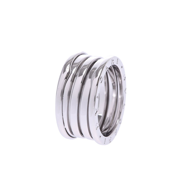 BVLGARI Bvlgari B-ZERO Ring #59 Size M No. 18 Unisex K18WG Ring/Ring A Rank Used Ginzo