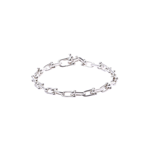 TIFFANY&Co. Tiffany hardware link unisex SV925 bracelet A rank used silver storehouse