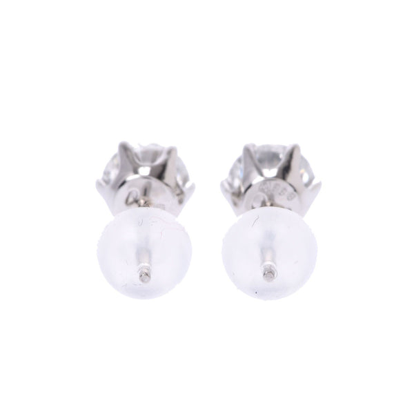 Other diamond diamond 0.564/0.588ct Ladies Pt900 platinum earrings A rank used Ginzo