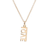 TIFFANY&Co. Tiffany Love Unsex K18YG necklace A-Rank A Chigin