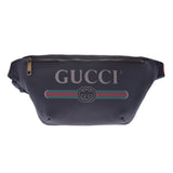 GUCCI古驰（Gucci）腰包古驰（Gucci）黑色530412男女皆宜的皮革腰包