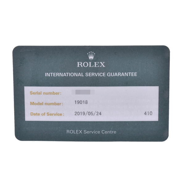 ROLEX Rolex Day Date Oyster Quartz 19018 Men's YG Watch Quartz Champagne Dial A Rank Used Ginzo