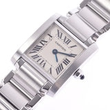 CARTIER Cartier Tank Francaise SM ladies SS watch Quartz eye dial a rank second-hand silver collection