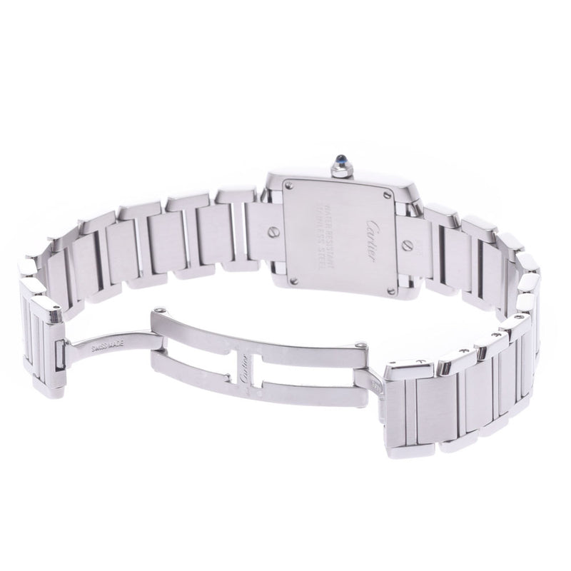 CARTIER Cartier Tank Francaise SM ladies SS watch Quartz eye dial a rank second-hand silver collection