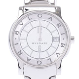 BVLGARI Bvlgari Solo Tempo 35 ST35S Boys SS Watch Quartz White Dial A Rank Used Ginzo