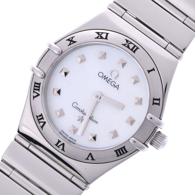 Omega Omega Constellation My choice 1561.71 Ladies SS Watch quartz white shell