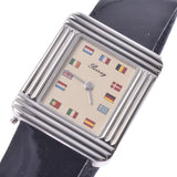 Poiray ポアレ マ・プルミエ レディース SS/サテン 腕時計 クオーツ アイボリー文字盤 ABランク 中古 銀蔵