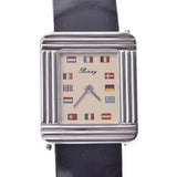 Poiray ポアレ マ・プルミエ レディース SS/サテン 腕時計 クオーツ アイボリー文字盤 ABランク 中古 銀蔵