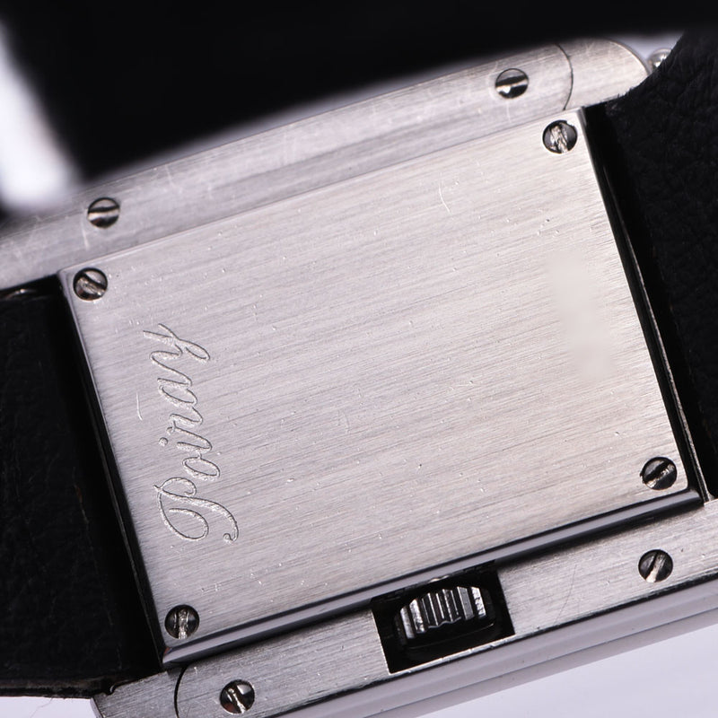 Poiray ポアレ マ・プルミエ レディース SS/サテン 腕時計 クオーツ アイボリー文字盤 ABランク 中古 銀蔵