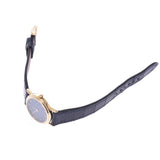 HERMES エルメス レディースウォッチ 限定 レディース YG/革 腕時計 クオーツ 青文字盤 Aランク 中古 銀蔵