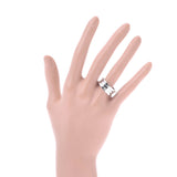 BVLGARI Bvlgari B-ZERO Ring #54 Size S 12.5 Unisex K18WG Ring Ring A Rank Used Ginzo