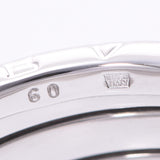 BVLGARI B-ZERO 戒指 #60 大小 S 19 中性 K18WG 戒指 A 级二手银藏