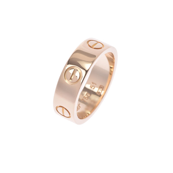 CARTIER Love Ring #51 No. 11 Ladies K18YG Ring/Ring A Rank Used Ginzo