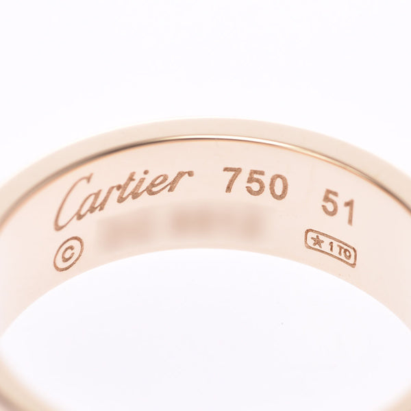 CARTIER Love Ring＃51 No.11女士K18YG戒指/戒指A级二手Ginzo