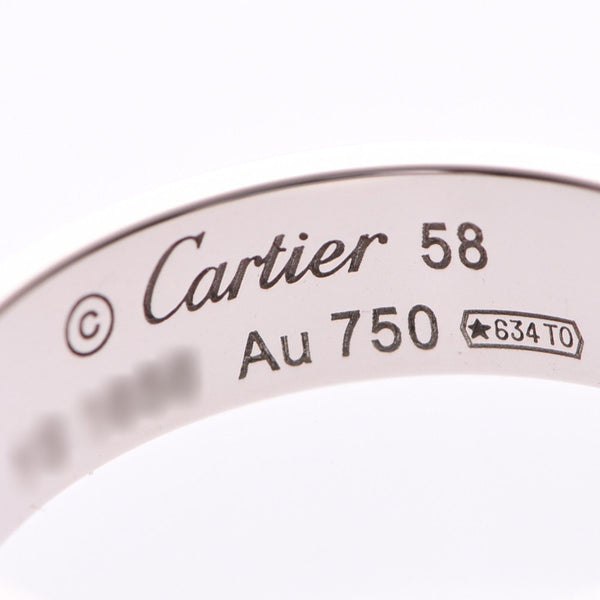 CARTIER カルティエ ラブリング #58 17.5号 ユニセックス K18WG リング・指輪 Aランク 中古 銀蔵