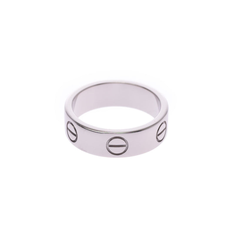 CARTIER Love Ring＃51 10.5 No.女士K18WG戒指/戒指A级二手Ginzo