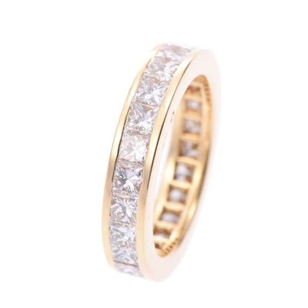 FRED Fred Eternity Ring Princess Cut Diamond Unisex K18YG Ring 
