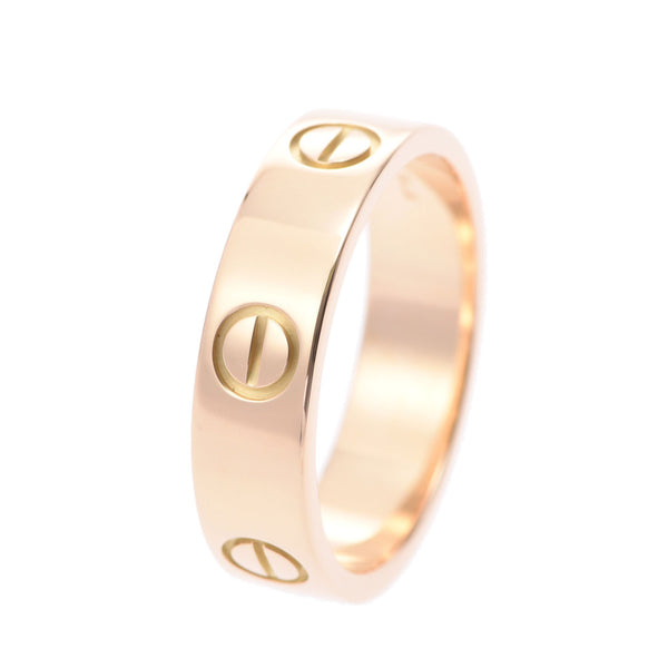 卡地亚的卡地亚的爱的戒指#59男女K18YG的环秩用银