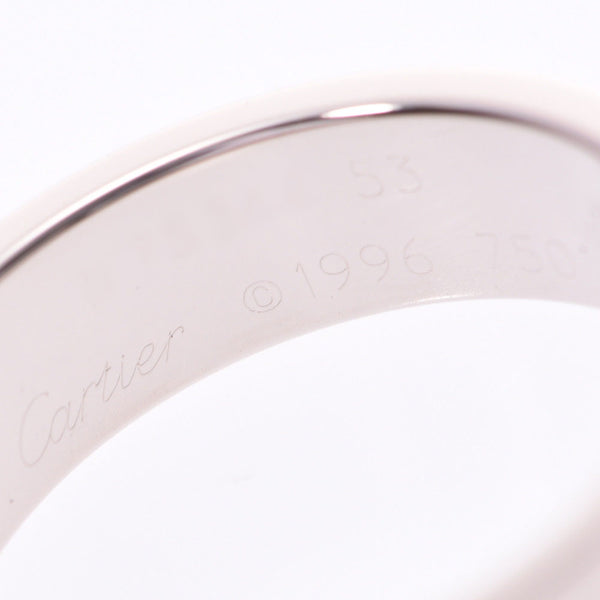 CARTIER Cartier Love Ring #53 unisex K18WG ring-ring a rank used silver
