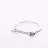 Other diamonds, cat, ear, motif, 12.5, ring, K18WG, ring, ring, A rank, used silver storehouse.