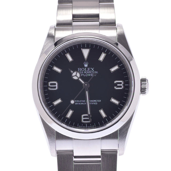 ROLEX ロレックス エクスプローラー1 114270 メンズ SS 腕時計 自動巻き 黒文字盤 Aランク 中古 銀蔵