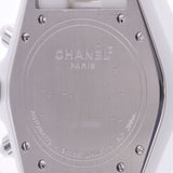 CHANEL Chanel J12 Kurono H1007 men white ceramic /SS watch self-winding watch white clockface A rank used silver storehouse