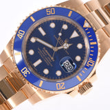 ROLEX ロレックス サブマリーナ デイト 116618LB メンズ YG 腕時計 自動巻き ブルー文字盤 Aランク 中古 銀蔵