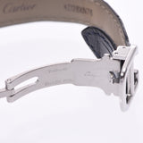 CARTIER Tank, Tank, American WSTA0016: Ladies, leather, leather, watch, quadruplets, silver, A rank, used silver,