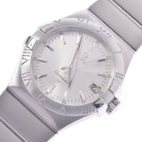 OMEGA Omega Constellation Brush: 123.10.35.60.02.001 Ments S.S. Clock, Quintine, Silver Char, A Rank, Used Silver.