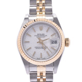 ROLEX Rolex Datejust 79173 Women's YG/SS Watch Automatic Winding White Dial A Rank Used Ginzo